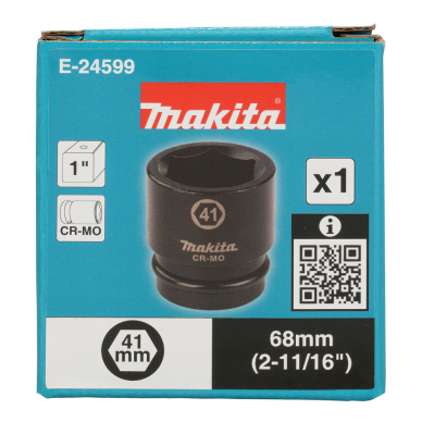 Smūginė sukimo galva kvadratinė 1" Makita E-24599, 41x68mm 2