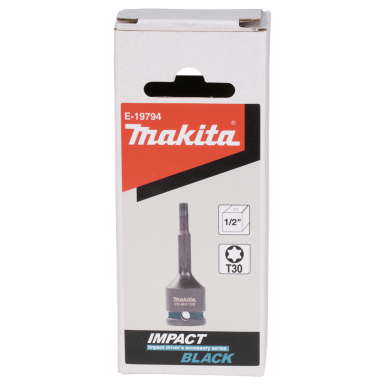 SMŪGINĖ SUKIMO GALVA VERŽLIASUKIUI Makita E-19794 Impact Black 1/2“, T30 x 78 mm 2