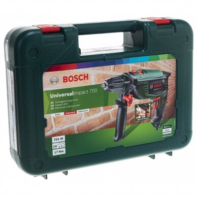 Smūginis gręžtuvas Bosch UniversalImpact 700, 700W 3