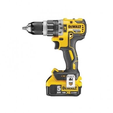 Akum.smūginis gręžtuvas / suktuvas DeWalt DCD796P2; 18 V; 2x5,0 Ah 1