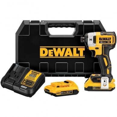 Smūginis suktuvas DeWalt DCF887D2-QW 18V (2x2.0Ah)