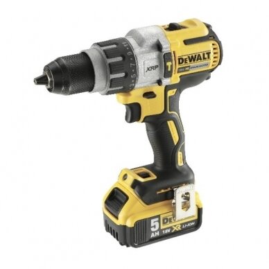 Smūginis suktuvas-gręžtuvas DeWalt DCD996P2-QW; 18 V; 2x5,0 Ah akum. 2