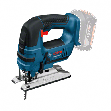 Akumuliatorinis siaurapjūklis Bosch GST 18 V-Li B Professional, 2x4.0Ah 1