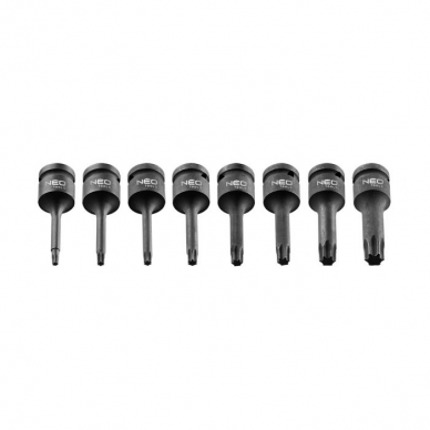 Smūginių Torx antgalių rinkinys Neo 08-712, 8vnt. 1