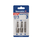 SPECIALIST+ adapteriai 1/2", 1/4" ir 3/8"