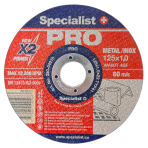 SPECIALIST+ metalo pj.diskas PRO, 125x1x22 mm