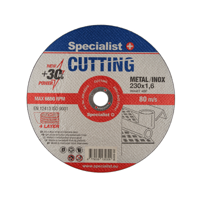 SPECIALIST+ metalo pj.diskas CUTTING, 230x1.6x22 mm 2