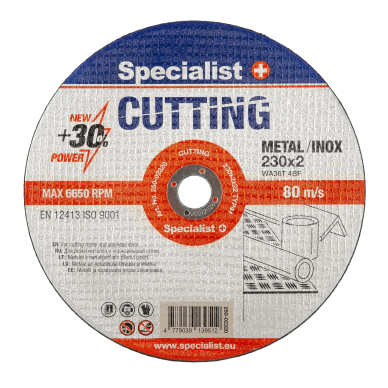 SPECIALIST+ metalo pj.diskas CUTTING, 230x2x22 mm