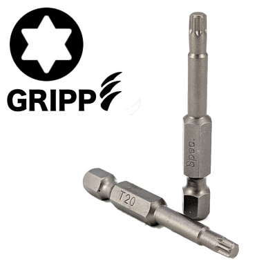 SPECIALIST+ sukimo antgalis TORX GRIP T20, 50mm, 3 vnt.