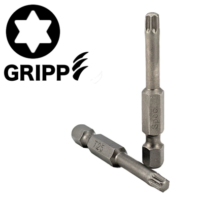 SPECIALIST+ sukimo antgalis TORX GRIP T25, 50mm, 3 vnt.