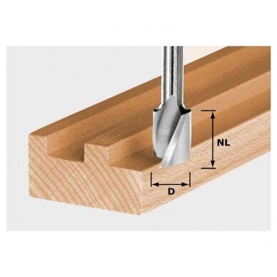 Spiralinė griovelių freza Festool HS Spi S8 D10/30 (490946)