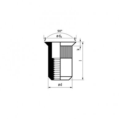 Srieginės kniedės MASTERFIX M04 VO 1.5-4.0, 100vnt. 2