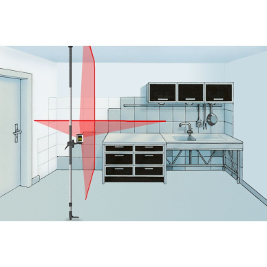 Stovas nivelyrams Laserliner TelePod Plus 330 cm 6