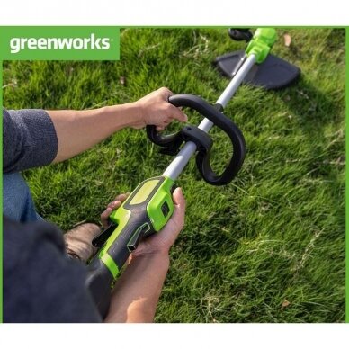 Akumuliatorinis trimeris-krūmapjovė GreenWorks GD24LT33K4, 24V, 1x4Ah 2