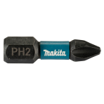 Sukimo antgalis Makita E-12360, PH2X25mm, 25vnt. IMPACT BLACK