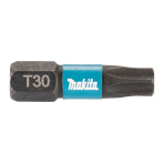 Sukimo antgalis Makita E-12653, T30X25mm, 25vnt. IMPACT BLACK