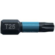 Sukimo antgalis Makita B-63688, T25X25MM  IMPACT BLACK