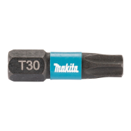 Sukimo antgalis Makita E-12653, T30X25mm, 25vnt. IMPACT BLACK