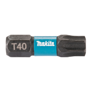 Sukimo antgalis Makita E-12669, T40X25mm, 25vnt. IMPACT BLACK