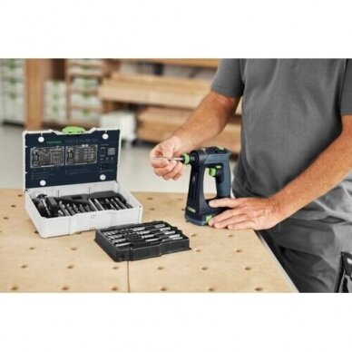 Sukimo antgalio ir grąžto rinkinys Festool SYS3 S 76-BB-Set (578119) 2