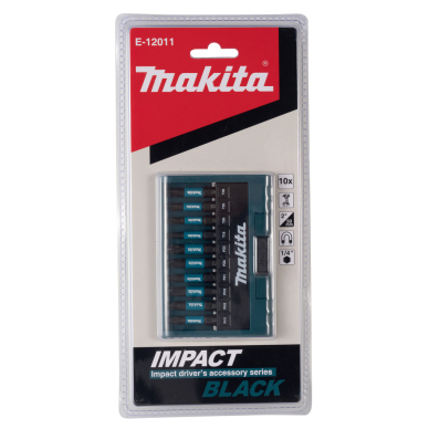 Sukimo antgalis Makita E-12011, 10vnt. IMPACT BLACK 2