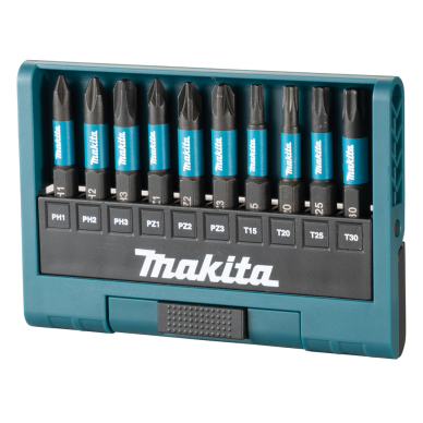 Sukimo antgalis Makita E-12011, 10vnt. IMPACT BLACK