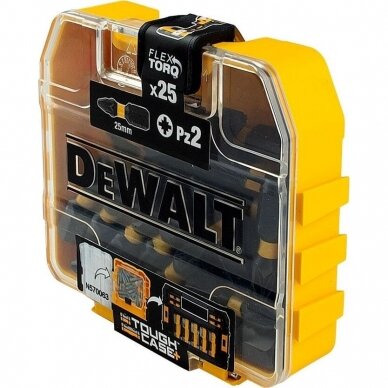 Sukimo antgalis DeWalt DT70556T-QZ, PZ2, 25mm, 25 vnt. 1