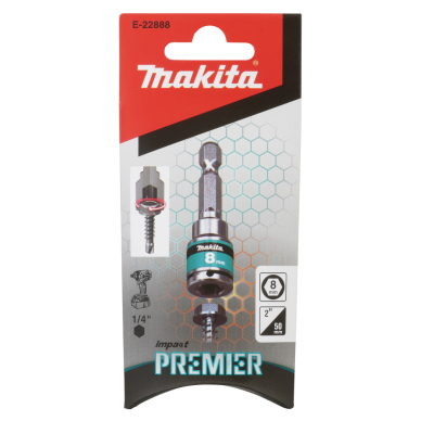 Sukimo antgalis Makita E-22888 Impact Premier 1/4" SW, 8x50mm 2