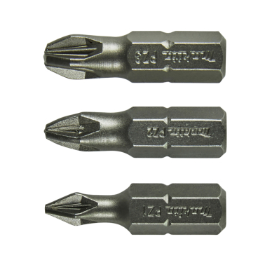 Sukimo antgalis PZ1,2,3x25mm (3 vnt) Makita B-24527