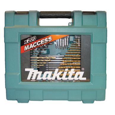 Sukimo antgalių komplektas Makita D-37194, 200 vnt. 2