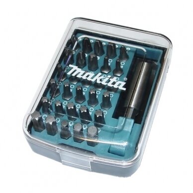 Sukimo antgalių komplektas 31 vnt. Makita D-34936