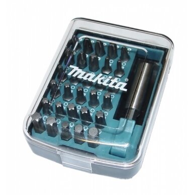 Sukimo antgalių komplektas 31 vnt. Makita D-34936 1