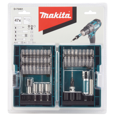 SUKIMO ANTGALIŲ KOMPLEKTAS Makita D-73461, 47 VNT. 2