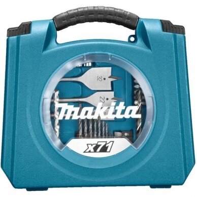 Sukimo antgalių komplektas 71 vnt. Makita D-47145 2