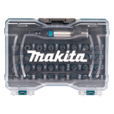 Sukimo antgalių komplektas Makita E-12441, 33 vnt. 1