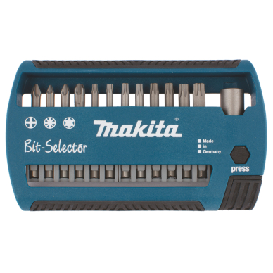 Sukimo antgalių komplektas Makita P-74740, 13 vnt.