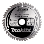 T.C.T. pjūklas 136X1.4X20mm 23° T45 EFFICUT Makita E-12114