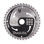 T.C.T. pjūklas Makita B-08109, M-FORCE 210X2.3X30mm, 15°, T40