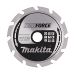 T.C.T. pjovimo diskas Makita B-08224, MAKFORCE 190X2X30mm, 20°, T12