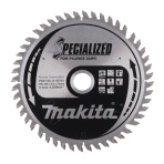 T.C.T. pjūklas SPECIALIZED 165X2X20mm 5° T48 Makita B-56742