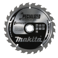 Pjovimo diskas Makita B-62979, EFFICUT 165X1.4X20mm, 23°, T25