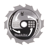 T.C.T. pjovimo diskas Makita B-07886, M-FORCE 165X2X20mm, 15°, T10