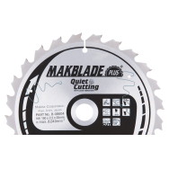 T.C.T. pjūklas MAKBLADE PLUS 190X2.2X20mm 5° T24 Makita B-08604