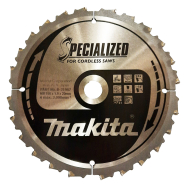 T.C.T. pjūklas SPECIALIZED Makita B-21967, 190X1.9X20mm -18° T24