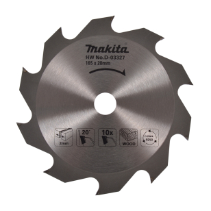 Pjovimo diskas Makita D-03327, 165X2X20mm, 20°, T10