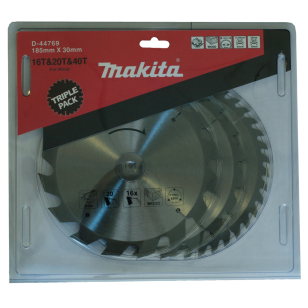 Pjovimo diskas Makita D-44769, 185X2X30mm, 20/20/18°, T16/24/40