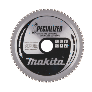 T.C.T. pjūklas SPECIALIZED 185X1.6X30mm 0° T64 Makita B-31669