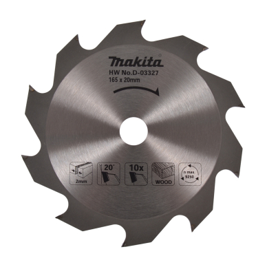 Pjovimo diskas Makita D-03327, 165X2X20mm, 20°, T10