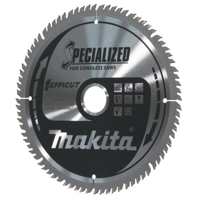 Pjovimo diskas Makita E-08894, 216X30X2,0mm, 10°, T80 1