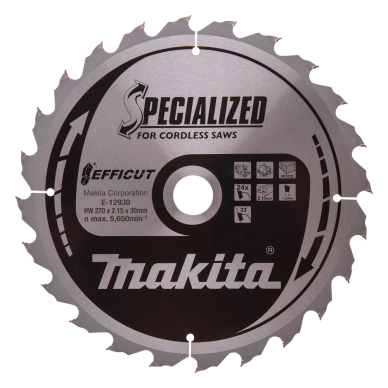 Pjovimo diskas Makita E-12930, 15X30mm, 23°, T24